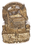 Harrison, Morton Large Log Cabin Badge