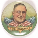 Franklin Roosevelt Multicolor Litho
