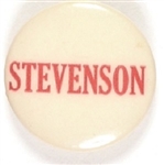 Stevenson Red and White Celluloid
