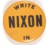 Write Nixon In