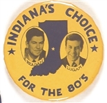 Reagan, Lugar Indianas Choice