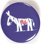 Clinton 1996 Donkey Celluloid
