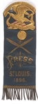 Republican Convention 1896 Press Badge