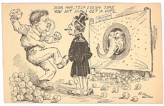 Wilson, TR Cartoon Postcard