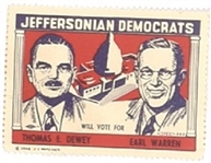 Dewey, Warren Scarce Jugate Stamp