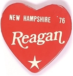 Reagan 1976 New Hampshire Heart Pin