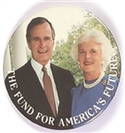 George and Barbara Bush Color Celluloid