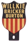 Willkie, Bricker, Burton Ohio Coattail License