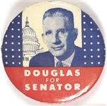Douglas for Senator Scarce Illinois Pin