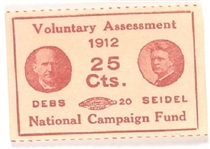 Debs, Seidel National Campaign Fund Stamp