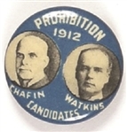 Chafin, Watkins Prohibition Party Jugate