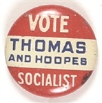 Vote Thomas and Hoopes Socialist Party