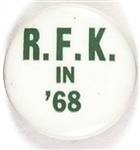 RFK in 68 Green Letters