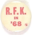 RFK in 68 Pink Letters