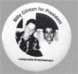 Clinton, Leopoulos Endorsement Pin