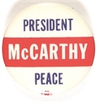 President McCarthy Peace