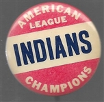 Cleveland Indians American League Champions