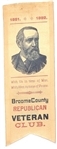Benjamin Harrison Broome County, N.Y. Veterans Ribbon