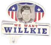 We Want Willkie License Plate