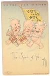Kewpies Spirit of 76 Suffrage Postcard