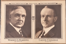Harding, Coolidge Jugate Poster