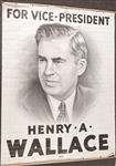 Giant Henry Wallace for Vice President Banner