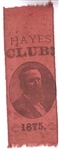 Hayes Club, 1875 Ohio Governor Ribbon