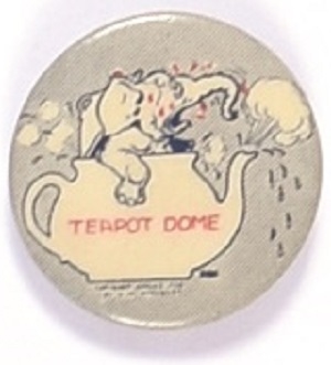 Teapot Dome Crying Elephant Pin
