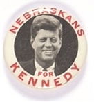 Nebraskans for John F. Kennedy Black Photo Pin