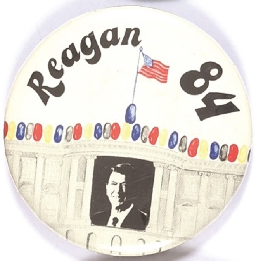 Reagan 84 White House Jellybeans Pin