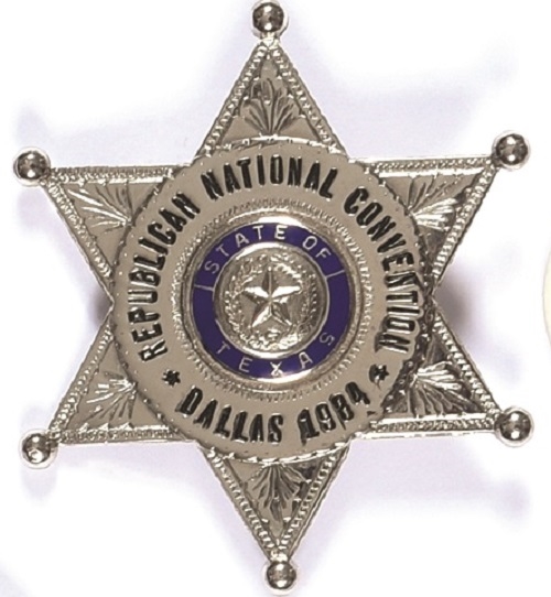 Reagan State of Texas 1984 Badge