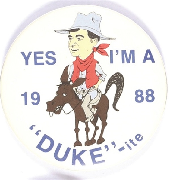 Yes, I’m A Duke-Ite Cartoon Pin