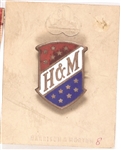 Harrison, Morton Enamel Pin and Card