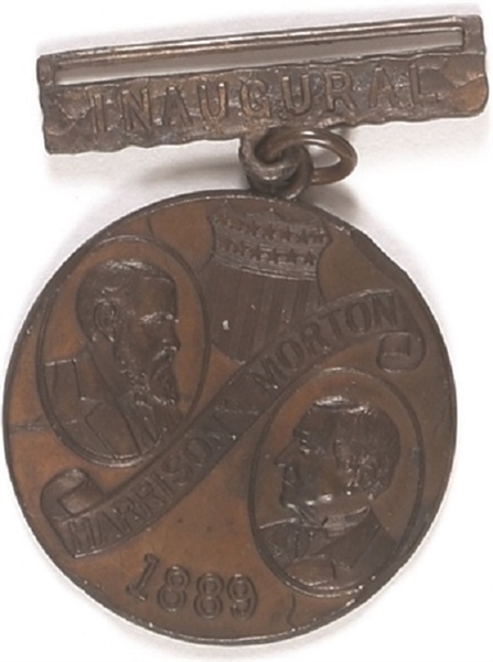 Harrison, Morton, Washington Inaugural Medal