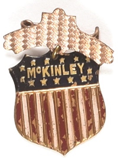 McKinley Enamel Shield Pin
