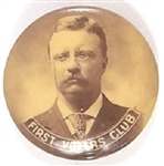 Theodore Roosevelt 1 Inch Sepia