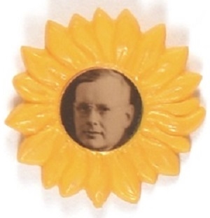 Landon Plastic Sunflower Pin