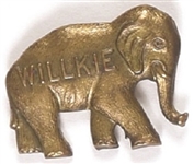 Willkie Embossed Metal Elephant