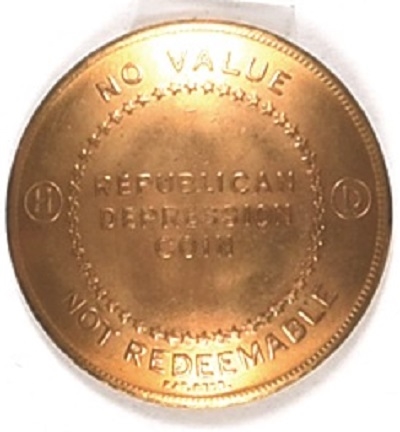FDR Republican Depression Coin
