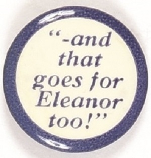 And That Goes for Eleanor Too!