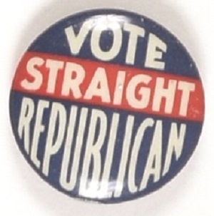 Ike Vote Straight Republican