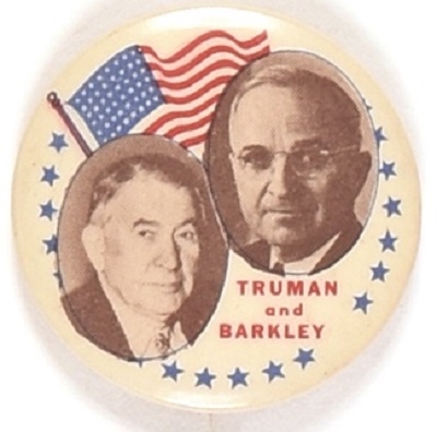Truman, Barkley Classic Flag  Jugate