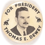 Dewey for President Pair of Elephants Pin