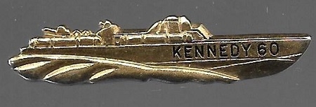 Kennedy 60 Gold PT Boat Tie Clasp