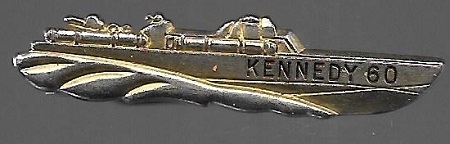 Kennedy 60 Silver PT Boat Tie Clasp