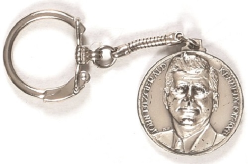JFK Memorial Medal Keychain
