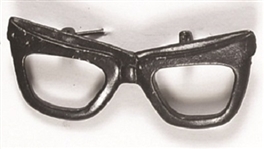 Goldwater Larger Dark Rimmed Glasses Pin
