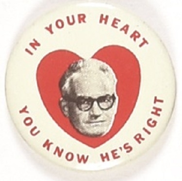 Goldwater In Your Heart You Know Hes Right Litho