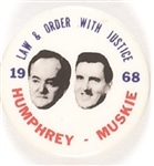 Humphrey, Muskie Law and Order Jugate