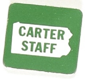 Carter Pennsylvania Staff Pin